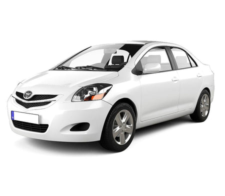 Tappetini auto in gomma Toyota Yaris II fabbricazione 10.2005 - 2011, carrozzeria hatchback