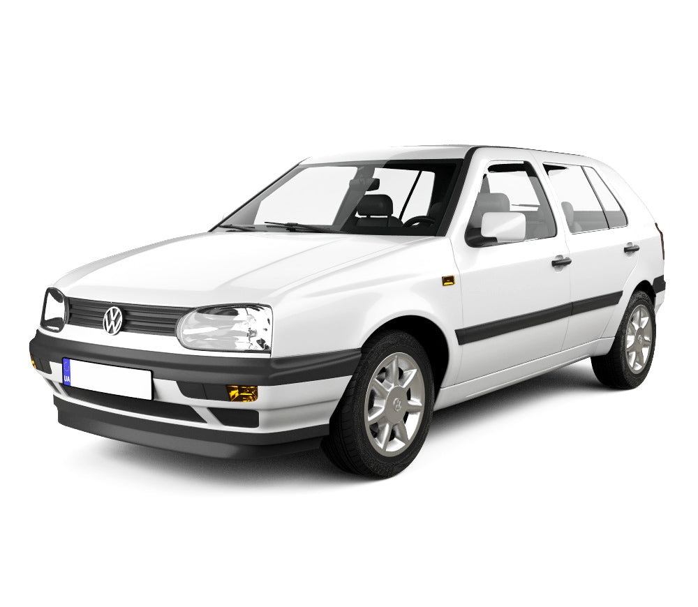 Tappetini auto in gomma Volkswagen Golf 3 fabbricazione 1992 - 1997, carrozzeria hatchback
