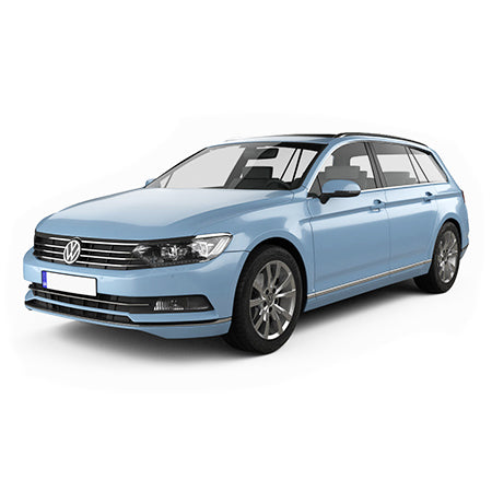 Protezioni per bagagli in acciaio inossidabile Volkswagen Passat B8 fabbricazione 12.2014 - presente, carrozzeria auto famigliare
