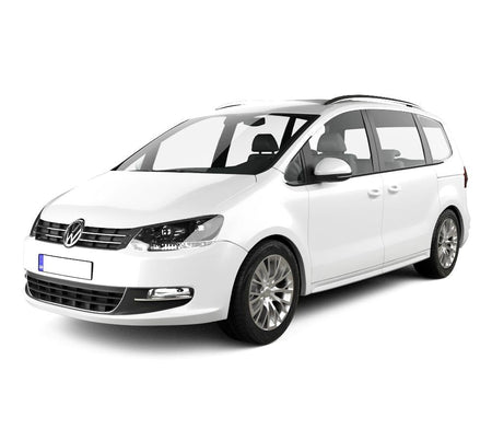 Protezioni per bagagli in acciaio inossidabile Volkswagen Sharan II fabbricazione 09.2010 - presente, carrozzeria van