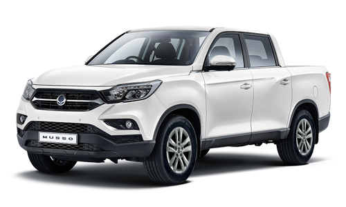 Tappetini auto in gomma Ssang Yong Musso fabbricazione 2018 - presente, carrozzeria pick-up