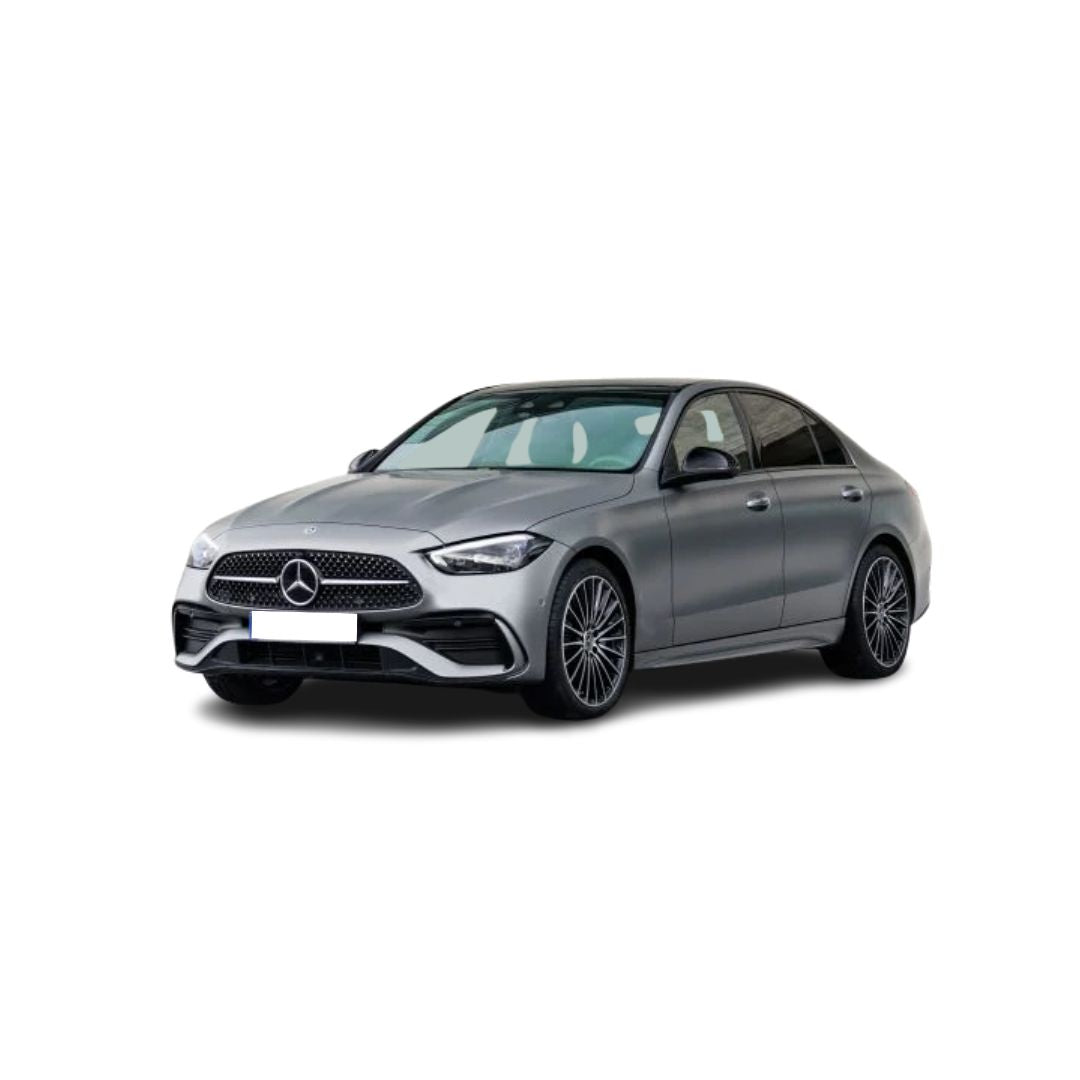 Tappetini auto in gomma Mercedes Classe C W206 PHEV fabbricazione 10.2021 - presente, carrozzeria berlina