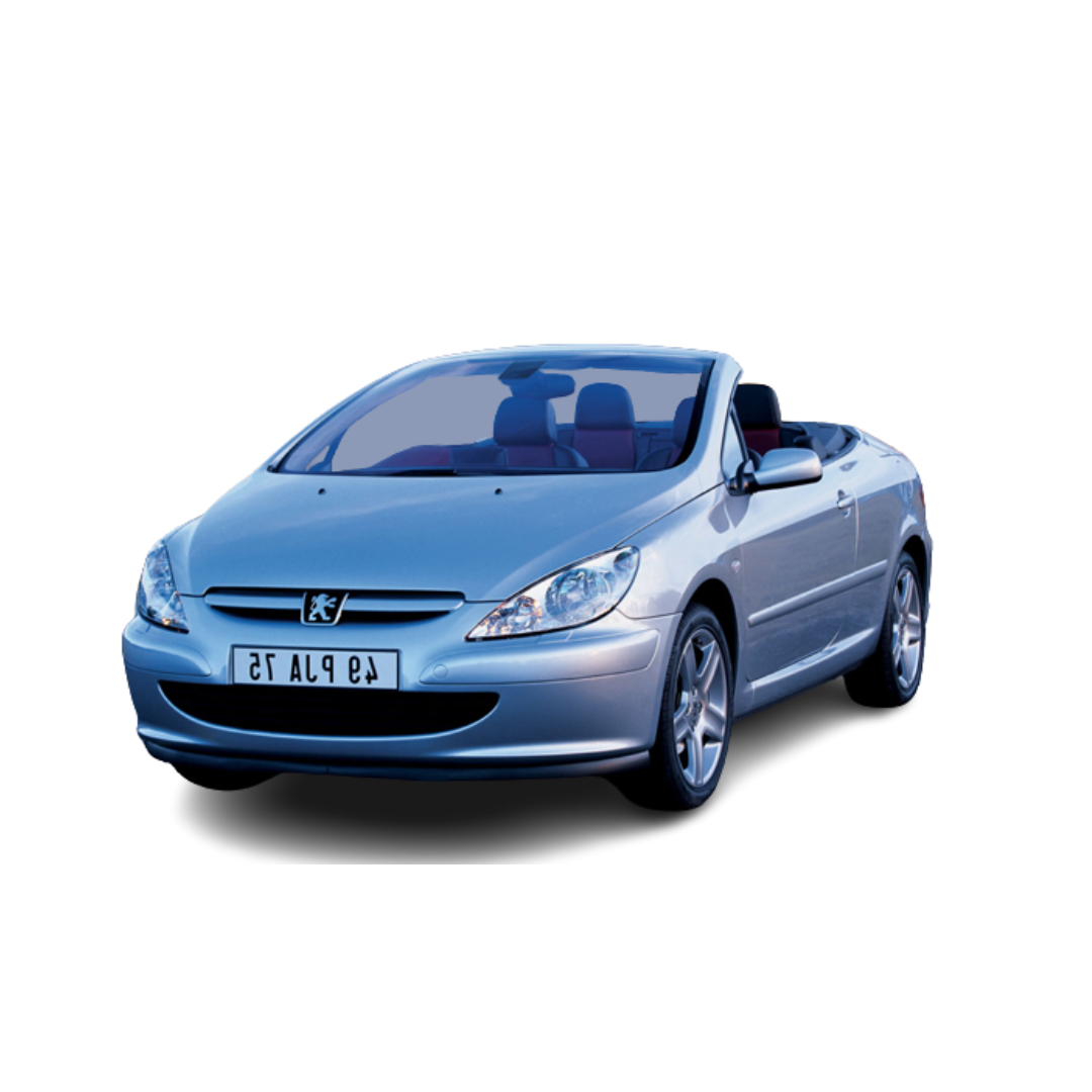 Tappetini auto in moquette Peugeot 407 307 CC fabbricazione 2003 - 2008, carrozzeria cabrio