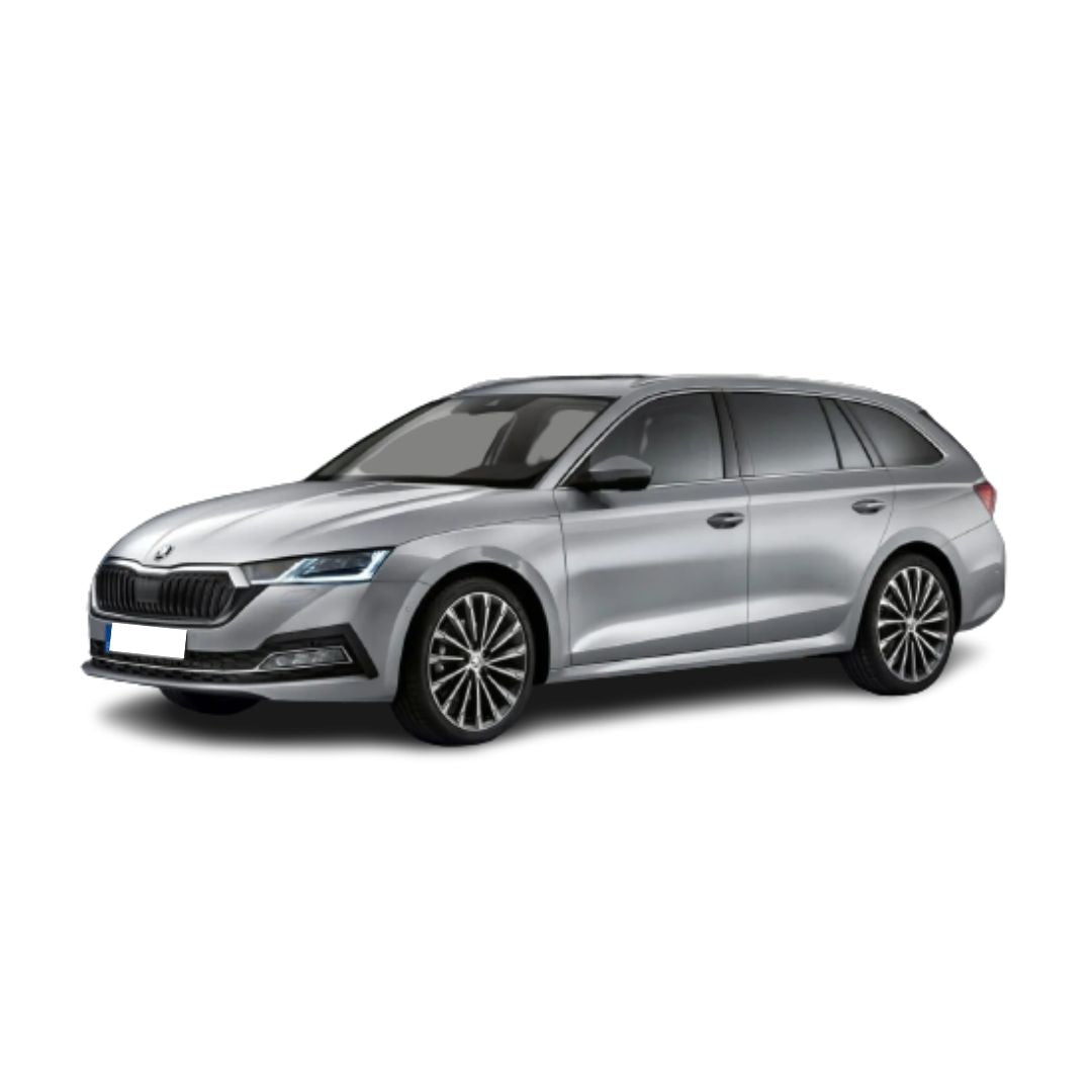 Tappetini auto in gomma Skoda Octavia IV PHEV fabbricazione 09.2020- presente, carrozzeria auto famigliare