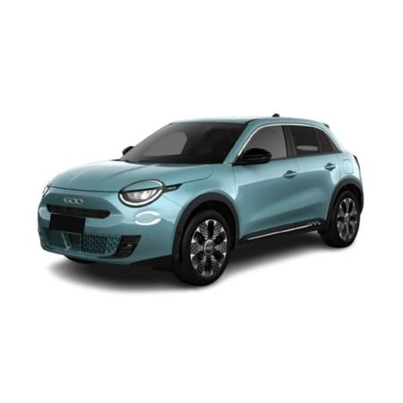 Tappetini auto in gomma Fiat 600 Hybrid fabbricazione 01.2024 - presente, carrozzeria hatchback