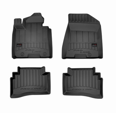Tappetini auto a vaschetta Kia Sportage IV, fabbricazione 01.2016 - 2021, carrozzeria suv prima del facelift, senza pretensionatore della cintura di sicurezza dietro il sedile del conducente | 3D407138