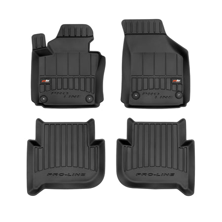Tappetini auto a vaschetta Volkswagen Touran I, fabbricazione 03.2003 - 08.2015, carrozzeria van prima del facelift | 3D407183