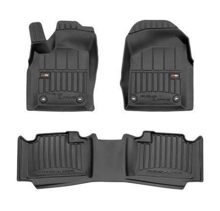 Tappetini auto a vaschetta Dodge Durango 3 WK2 Facelift 1, fabbricazione 2014 - 2020, carrozzeria suv prima fila, 7 posti | 3D409989