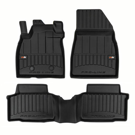 Tappetini auto a vaschetta Dacia Duster III LPG, fabbricazione 06.2024 - presente, carrozzeria suv non corrisponde al modello 4x4 e mhev | 3D420830