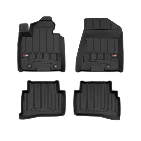 Tappetini auto a vaschetta Kia Sportage IV, fabbricazione 01.2016 - 2021, carrozzeria suv prima del facelift, con pretensionatore della cintura di sicurezza dietro il sedile del conducente | 3D425804