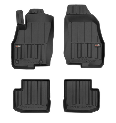 Tappetini auto a vaschetta Fiat Punto Evo, fabbricazione 2009 - 2012, carrozzeria hatchback 3 porte | 3D426436