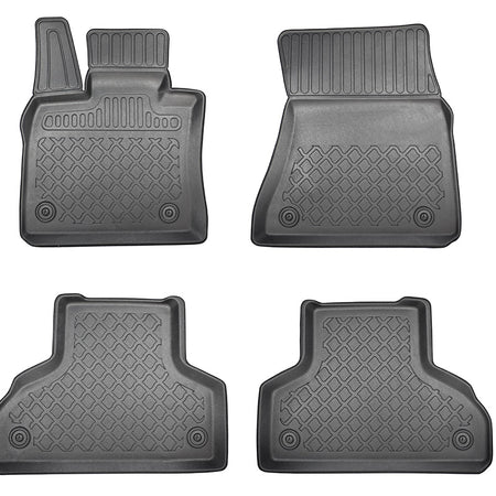 Tappetini auto a vaschetta BMW X5 E70, fabbricazione 04.2007 - 09.2013, carrozzeria suv 5-7 posti, senza terza fila | 602055
