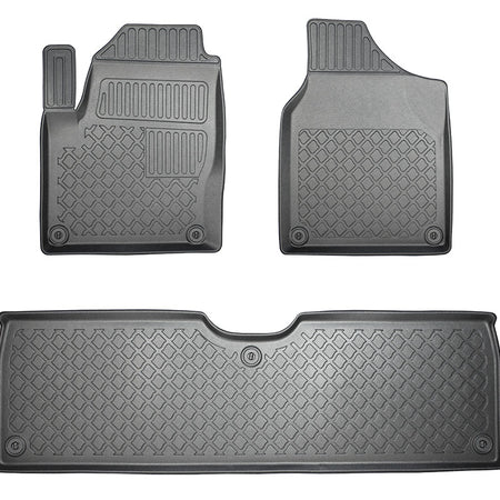Tappetini auto a vaschetta Seat Alhambra I, fabbricazione 1995 - 08.2010, carrozzeria van 5-7 posti, senza terza fila | 602169