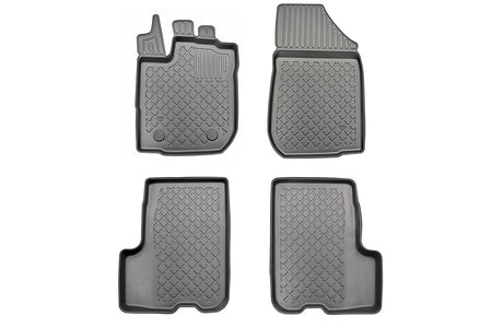 Tappetini auto a vaschetta Dacia Logan II MCV, fabbricazione 09.2013 - 12.2020, carrozzeria auto famigliare 5 posti | 603058