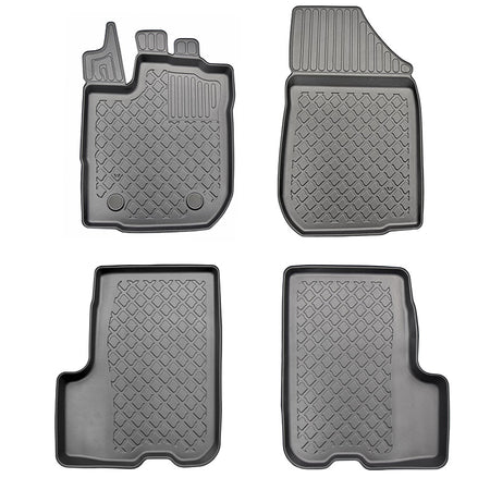Tappetini auto a vaschetta Dacia Logan II MCV, fabbricazione 09.2013 - 12.2020, carrozzeria auto famigliare 5 posti | 603058