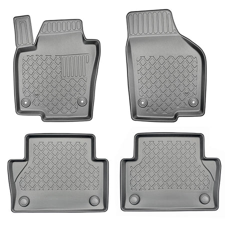 Tappetini auto a vaschetta Seat Alhambra II, fabbricazione 09.2010 - presente, carrozzeria van 5-7 posti, senza terza fila | 603093