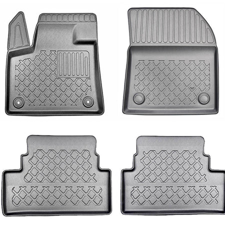 Tappetini auto a vaschetta Peugeot 3008 II, fabbricazione 11.2016 - presente, carrozzeria suv anche facelift, senza sistema hi-fi focal | 603439