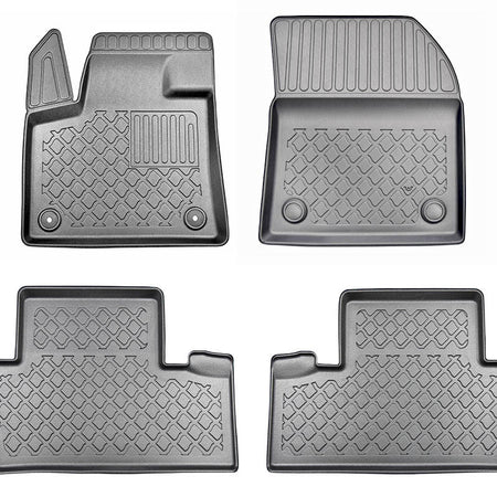 Tappetini auto a vaschetta Peugeot 5008 II, fabbricazione 07.2017 - presente, carrozzeria suv anche facelift, senza terza fila | 603574