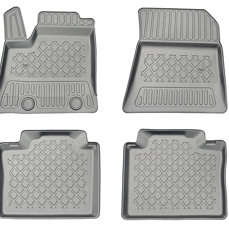 Tappetini auto a vaschetta Renault Espace VI E-Tech Hybrid, fabbricazione 04.2023 - presente, carrozzeria suv 5-7 posti, senza terza fila | 604371