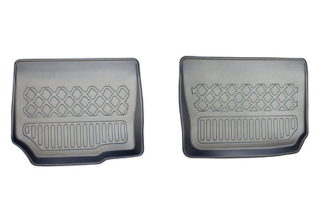 Tappetini auto a vaschetta Opel Zafira B, fabbricazione 05.2005 - 2014, carrozzeria van 7 posti, terza fila | 692368