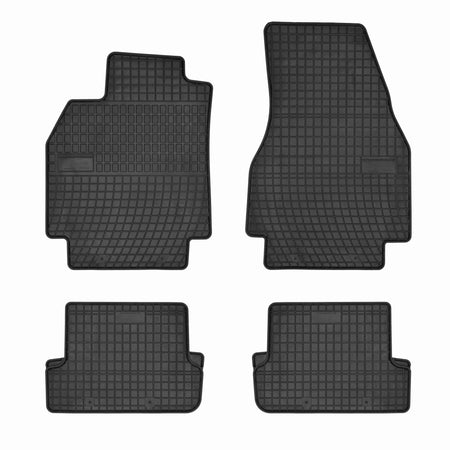 Tappetini auto in gomma Renault Megane II, fabbricazione 08.2003 - 05.2009, carrozzeria auto famigliare | ET0750