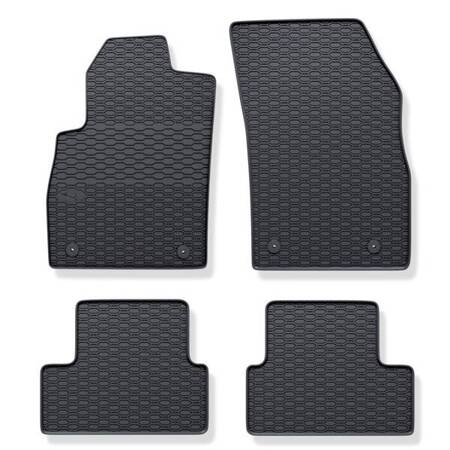 Tappetini auto in gomma Opel Astra J, fabbricazione 09.2010 - 03.2016, carrozzeria auto famigliare | 801