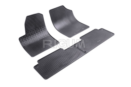 Tappetini auto in gomma Citroen Berlingo I, fabbricazione 1996 - 2008, carrozzeria van 5 posti | 900361