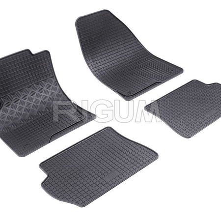 Tappetini auto in gomma Ford Fiesta V, fabbricazione 2002 - 09.2008, carrozzeria berlina | 900859