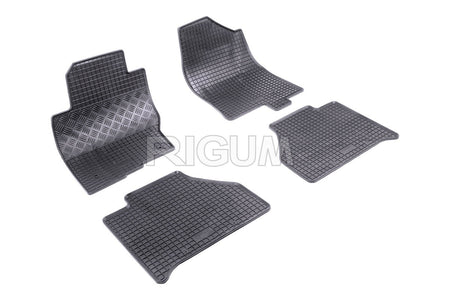Tappetini auto in gomma Nissan Navara, fabbricazione 2010 - 2015, carrozzeria pick-up doppia cabina | 901795