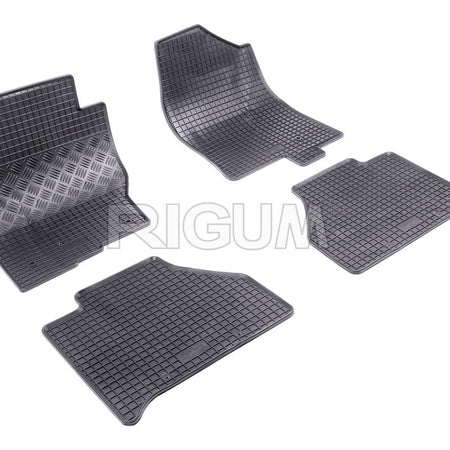 Tappetini auto in gomma Nissan Navara, fabbricazione 2010 - 2015, carrozzeria pick-up doppia cabina | 901795