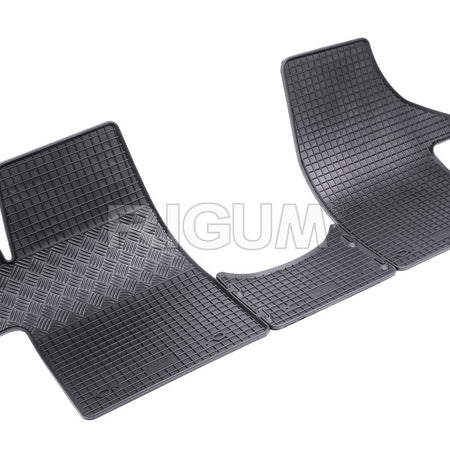 Tappetini auto in gomma Volkswagen T5 Transporter, fabbricazione 2003 - 05.2015, carrozzeria van 3 posti | 902778