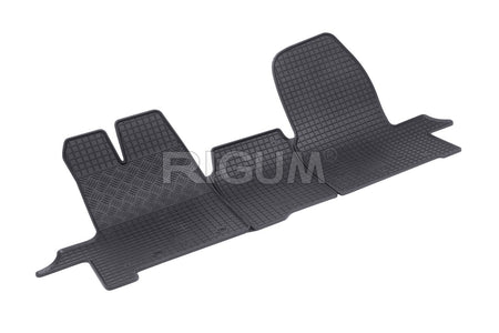 Tappetini auto in gomma Ford Transit, fabbricazione 2015 - 2020, carrozzeria van 3 posti | 903409