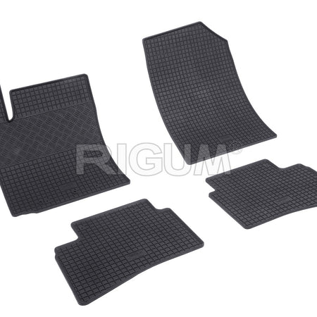 Tappetini auto in gomma Kia Rio IV, fabbricazione 02.2017 - presente, carrozzeria hatchback anche facelift | 904079