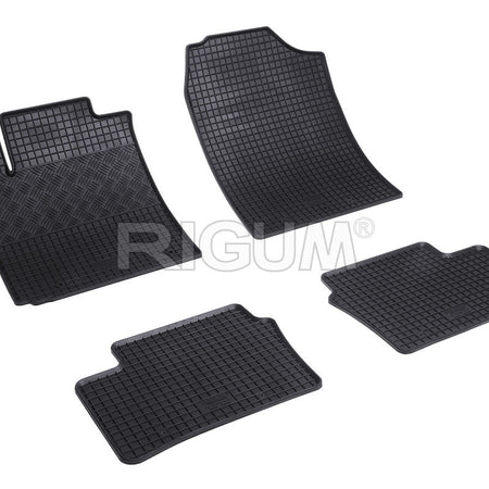 Tappetini auto in gomma Kia Picanto III, fabbricazione 04.2017 - presente, carrozzeria hatchback anche facelift | 904147