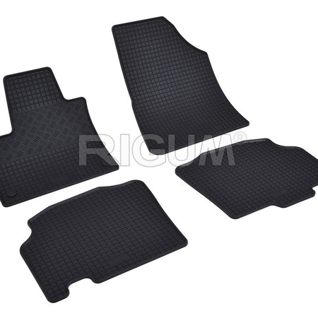 Tappetini auto in gomma Renault Kangoo III, fabbricazione 06.2021 - presente, carrozzeria van doppia cabina, passo l2, 5 posti | 905564