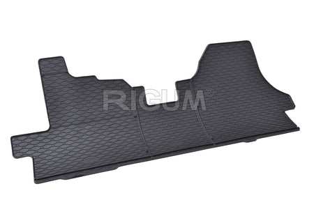 Tappetini auto in gomma Opel Movano C, fabbricazione 05.2021 - presente, carrozzeria van con box portaoggetti sotto i sedili | 905861