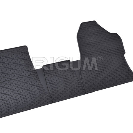 Tappetini auto in gomma Renault Master IV, fabbricazione 10.2024 - presente, carrozzeria van 3 posti | 906547