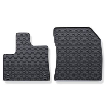Tappetini auto in gomma Fiat Doblo III, fabbricazione 07.2022 - presente, carrozzeria van 2 posti | 918-2loc