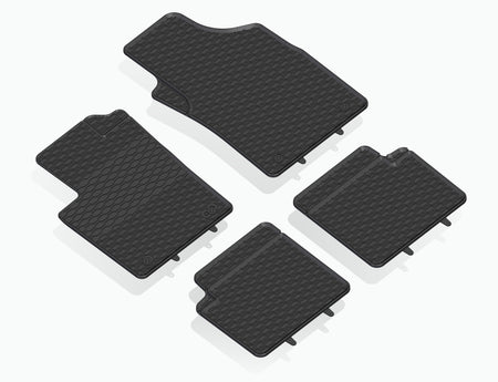 Tappetini auto in gomma Ford KA II, fabbricazione 2009 - 08.2017, carrozzeria hatchback | 919