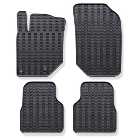 Tappetini auto in gomma Peugeot 2008 II, fabbricazione 01.2020 - presente, carrozzeria suv | 923