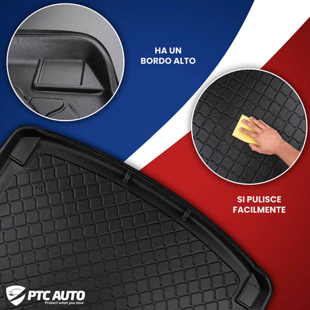 Vasche baule Renault Symbioz E-Tech Full Hybrid, carrozzeria suv, fabbricazione 07.2024 - presente, tronco superiore, pavimento del bagagliaio variabile in posizione più alta | 194375GRD
