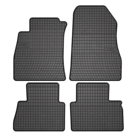 Tappetini auto in gomma Nissan Juke I Facelift, fabbricazione 06.2014 - 08.2019, carrozzeria suv | ET0452