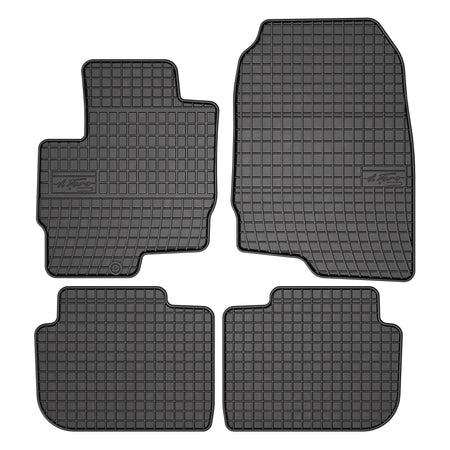 Tappetini auto in gomma Mitsubishi Colt ZM, fabbricazione 11.2008 - 2013, carrozzeria hatchback 5 porte | ET0484
