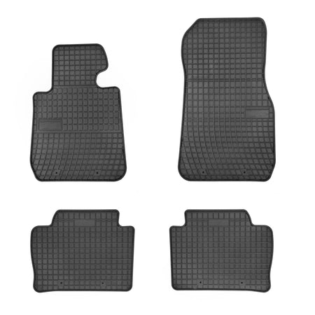 Tappetini auto in gomma BMW Serie 3 F30, fabbricazione 01.2012 - 02.2019, carrozzeria berlina senza x-drive | ET0670