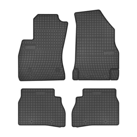 Tappetini auto in gomma Opel Combo D, fabbricazione 2012 - 12.2017, carrozzeria van prima fila e seconda fila | ET0910