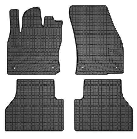 Tappetini auto in gomma Volkswagen Caddy, fabbricazione 11.2020 - presente, carrozzeria van | ET411685