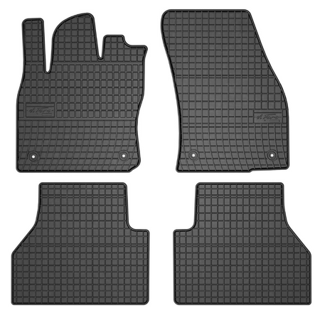 Tappetini auto in gomma Volkswagen Caddy, fabbricazione 11.2020 - presente, carrozzeria van | ET411685