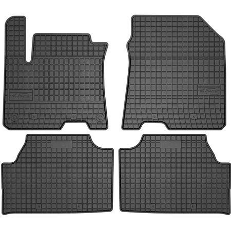 Tappetini auto in gomma Hyundai Kona electric, fabbricazione 08.2018 - presente, carrozzeria suv | ET411449
