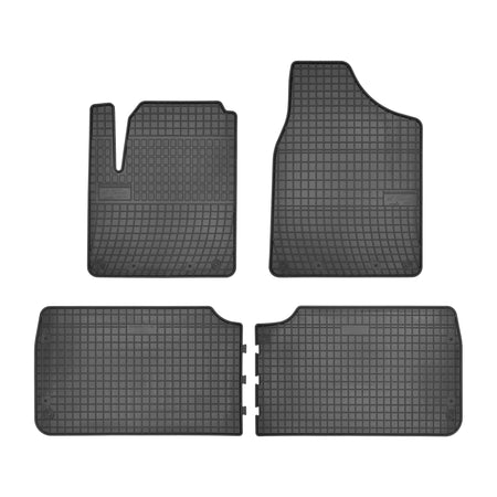 Tappetini auto in gomma Seat Alhambra I, fabbricazione 1995 - 08.2010, carrozzeria van 5 posti | ET0311
