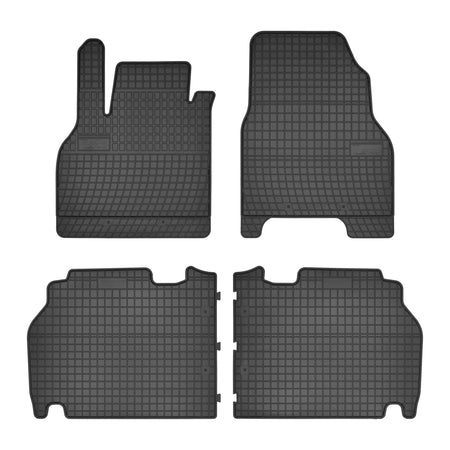 Tappetini auto in gomma Renault Kangoo II, fabbricazione 2008 - presente, carrozzeria van 5 posti | ET07831